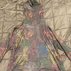 Cropped Disney Villian Hoodie
